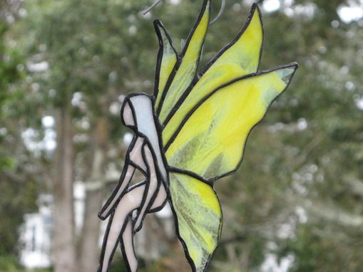 Custom Made Stained Glass Fairy Light Catcher