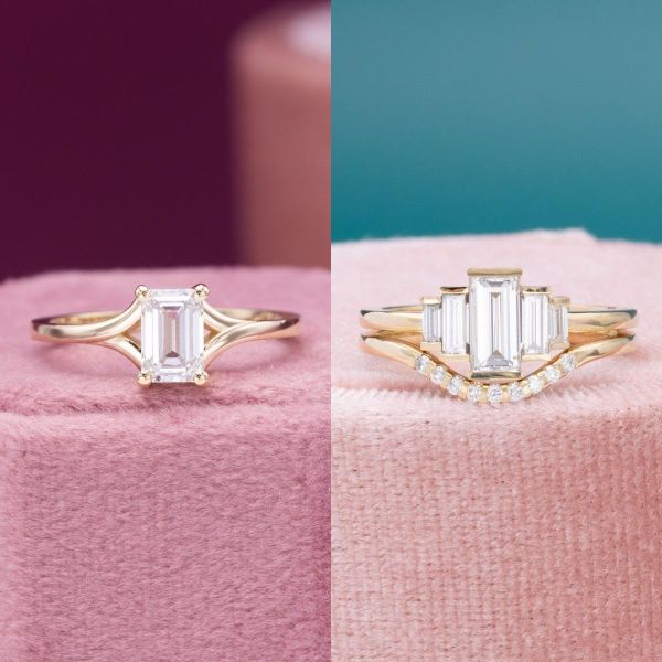 Can you tell? One of these rings is a lab diamond, and one is a natural diamond.