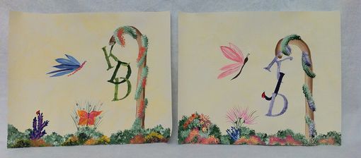 Custom Made Personalized Initial Paintings