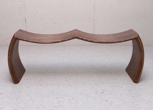 Custom Made Wooden Bench / Chocolate Dialogue