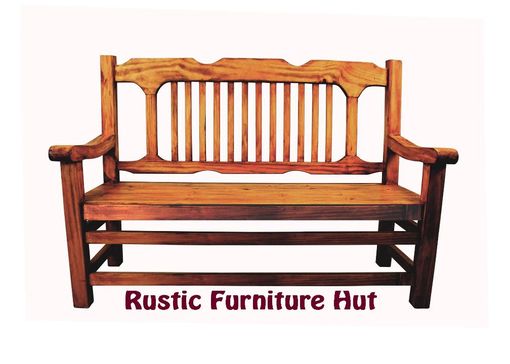 Custom Made Rustic Ranch Style Bench By Rustic Furniture Hut