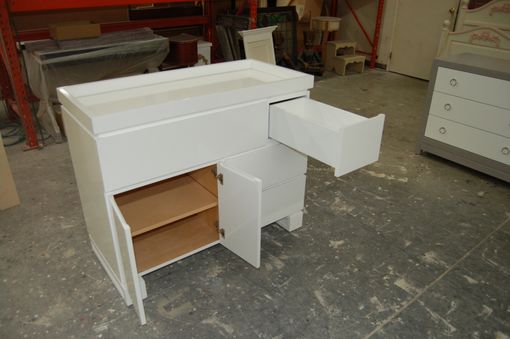 Custom Made Puzzle Piece Dresser & Changing Table