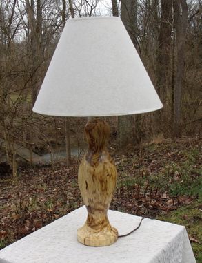 Custom Made Unique Hand Turned Spalted Hackberry Lamps