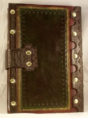 Custom Made Handcrafted Leather Kindle Nook Cover