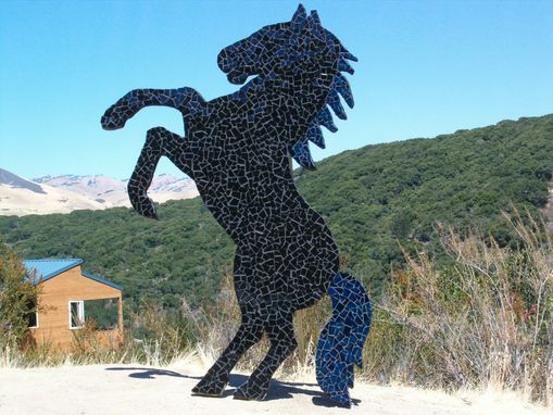 Custom Made Tile Mosaic Outdoor Sculptures