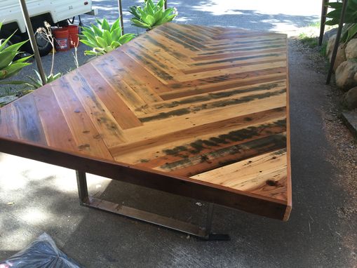 Custom Made Reclaimed Wood Conference Table