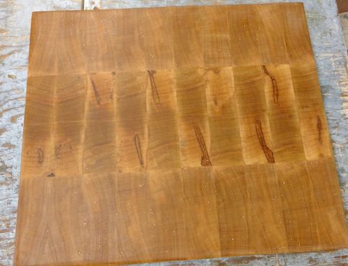 Custom Made Spalted Maple End Grain Cutting Board