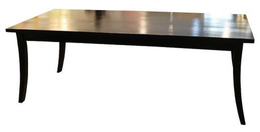 Custom Made Sabre Leg Dining Table