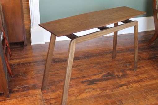 Custom Made Mid-Century Influenced Solid Walnut Table