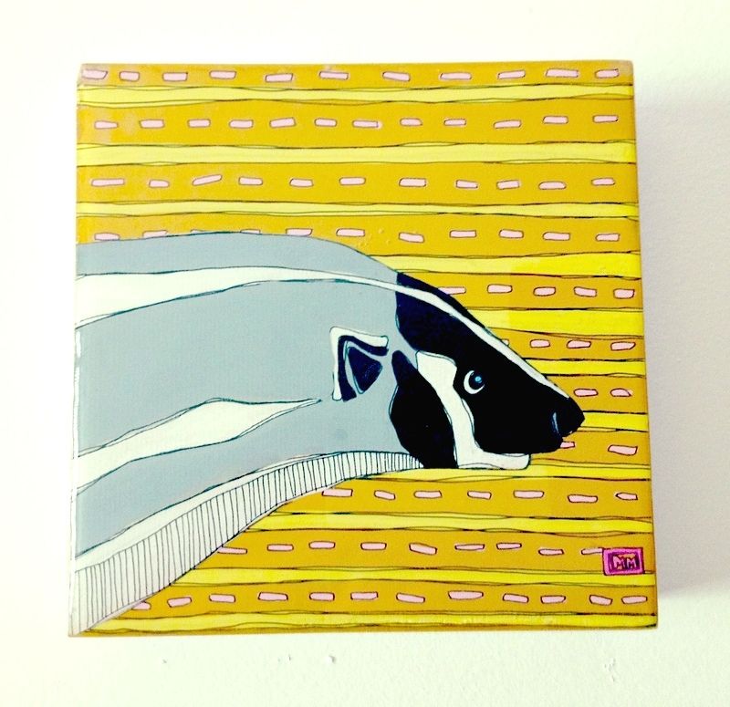 Hand Made Custom Wood Panel Painting 2 by Meagan's Mark