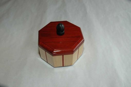 Custom Made Maple And Bloodwood Octagonal Box