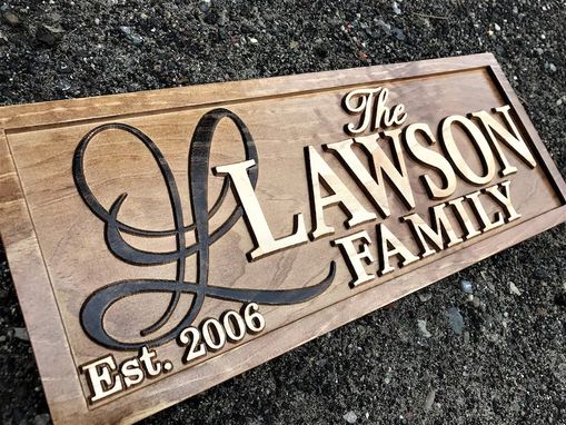 Custom Made Name Sign Wood Wall Art Personalized Wood Sign Home Decor Housewarming Gift House Entryway Sign
