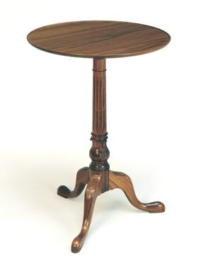 Custom Made Carved Tilt Top Table