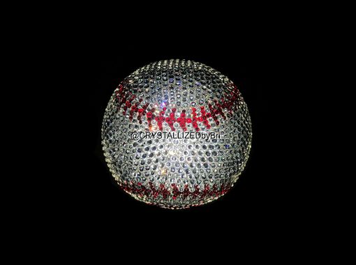 Custom Made Houston Astros Crystallized Baseball Mlb Game Sized Sports Bling European Crystals Bedazzled