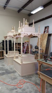 Custom Made 4' X 4' X 10' Hindu Altar