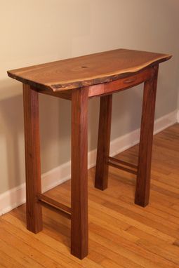Custom Made Old Growth Black Walnut Solid Wood Side Table