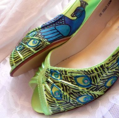 Custom Made Custom Peacock Shoes