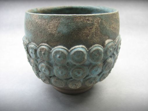 Custom Made Turquoise Coin Teabowl
