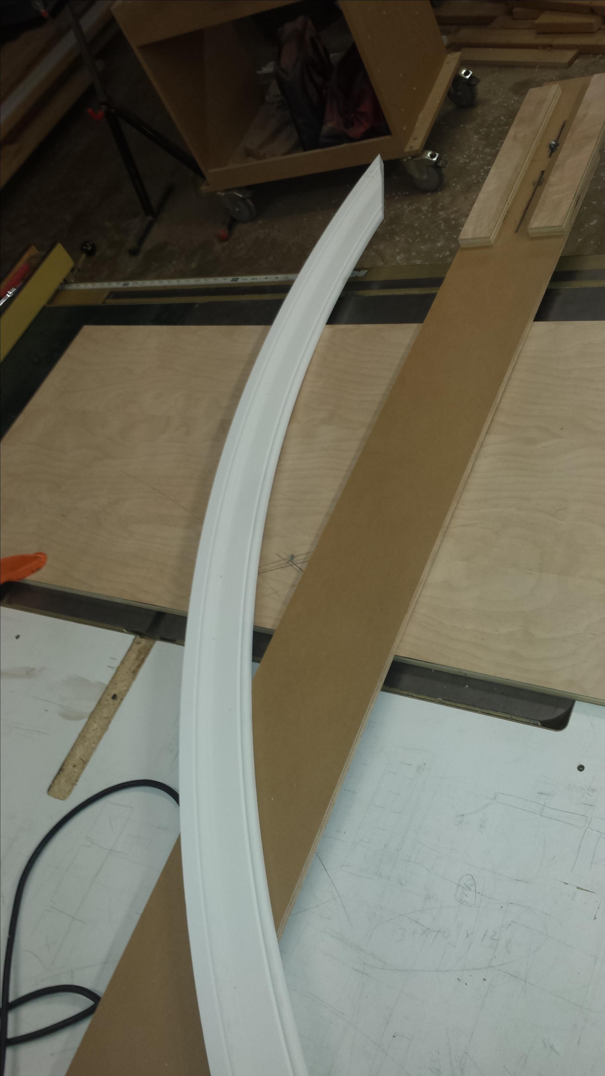 Custom Curved Trim by Jacob Walters Woodworking