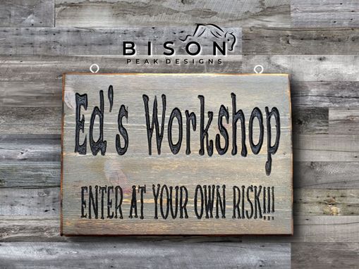 Custom Made 11x15in. Personalized Wood Name Sign. Outdoor Routed Wood Signs. Custom Ranch Signs.