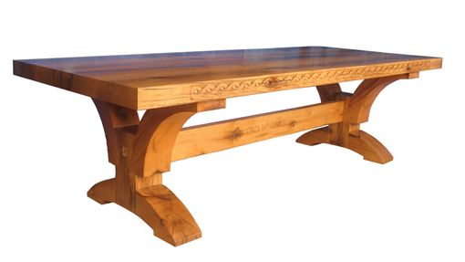 Custom Made Massive Oak Dining Table