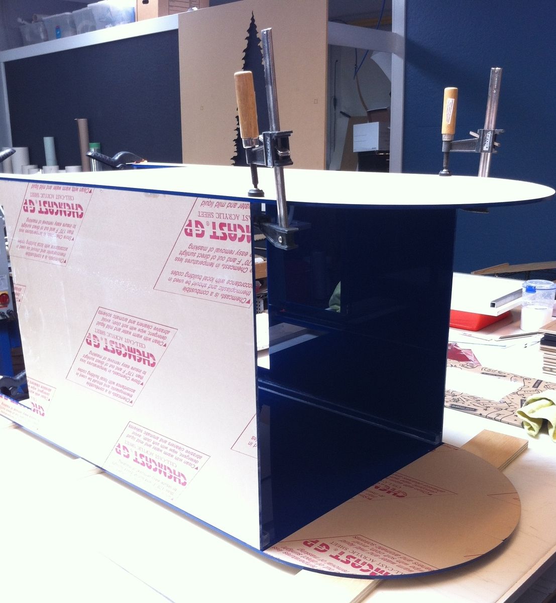 Custom Discontinued Full Size Acrylic Mailbox by Artifacture