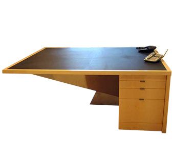 Custom Made Bob Hillier Designed Partner's Desk