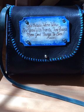Custom Made Small Personalized Leather Handbag