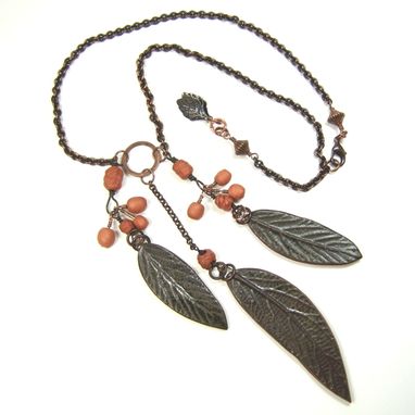 Custom Made Three Leaves Necklace