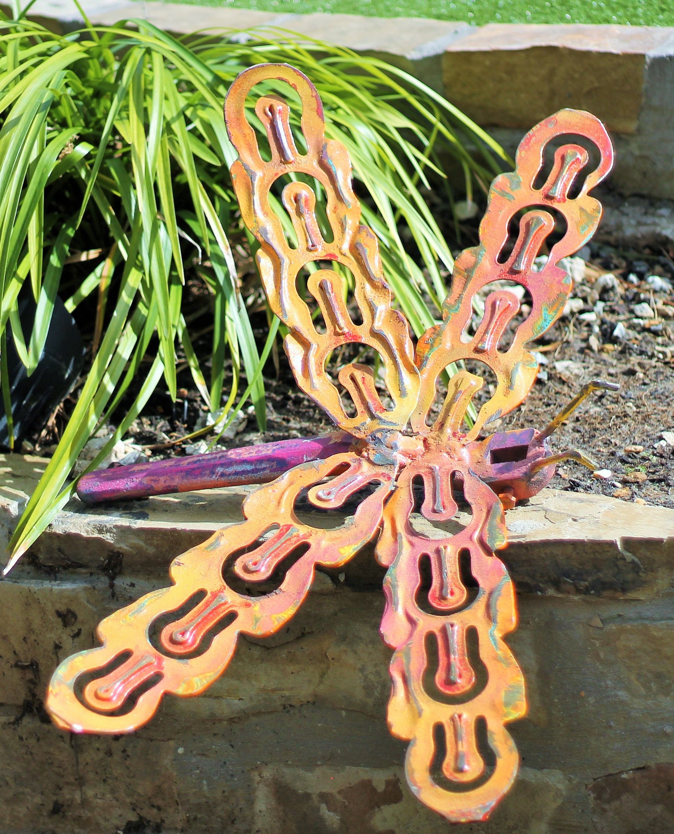 Buy Custom Made Dragonfly Wall Art Outdoor Sculpture Metal Wallhanger
