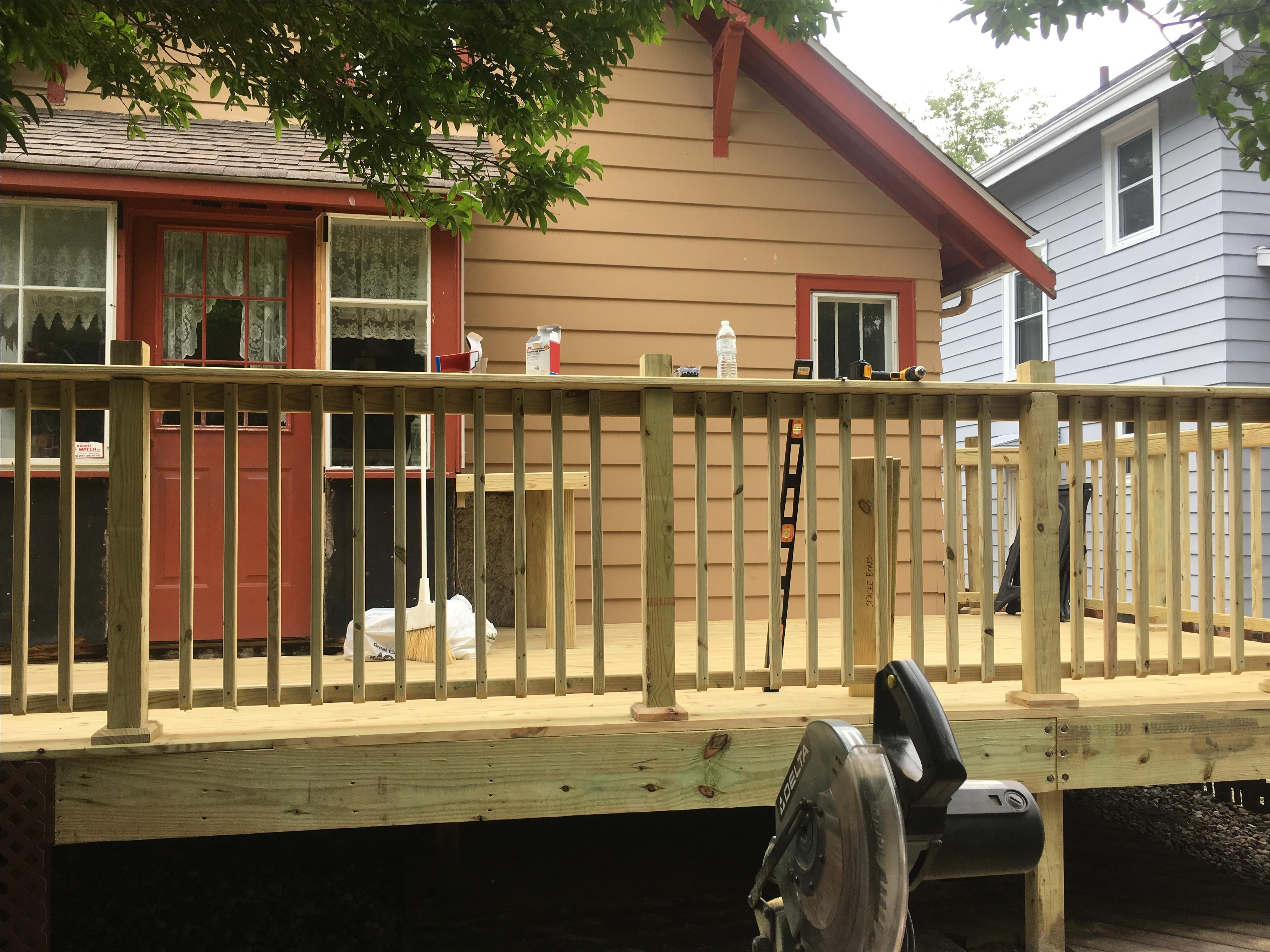 Custom Extension Of Existing Deck by The Plane Edge, LLC