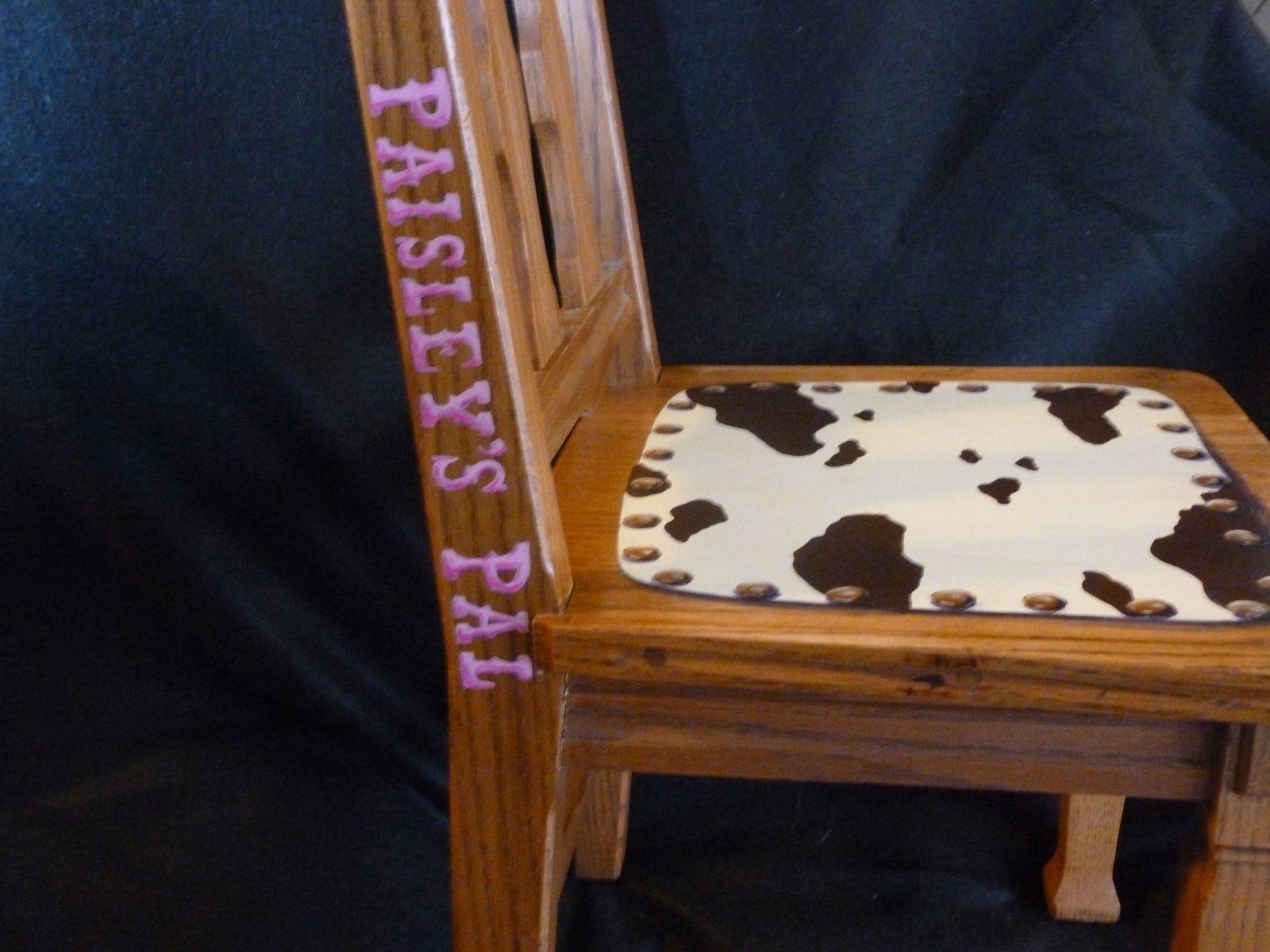 Hand Made Hand Painted Child's Table And Chairs Set by Lara Eve Designs