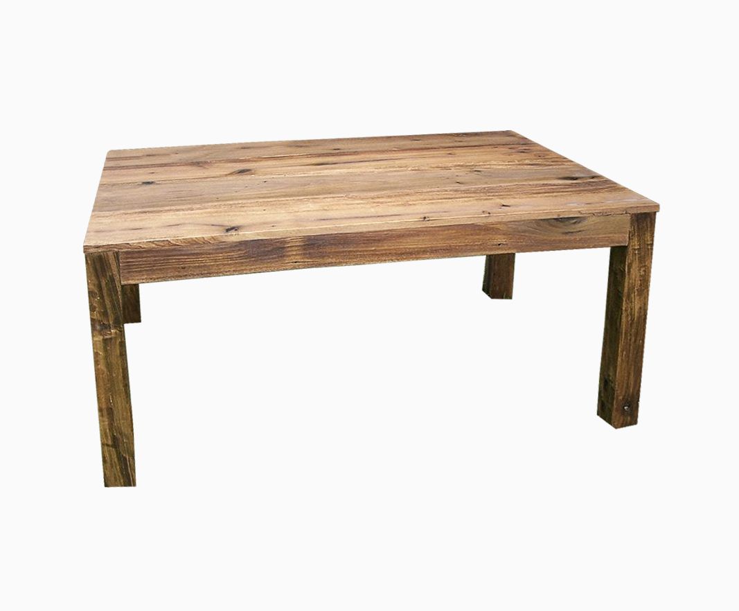 Buy a Handmade Reclaimed Antique Wood Parsons Table made 