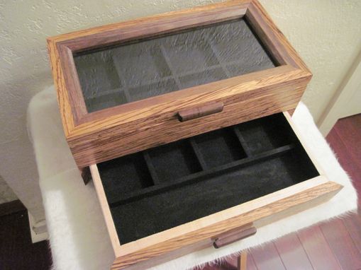 Custom Made Zebra Wood Watchbox