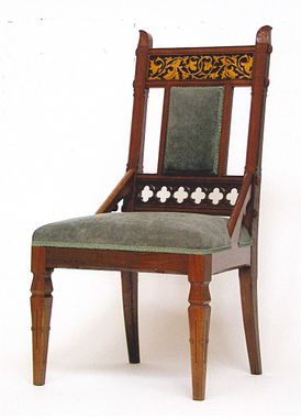 Custom Made Gothic Revival Chairs