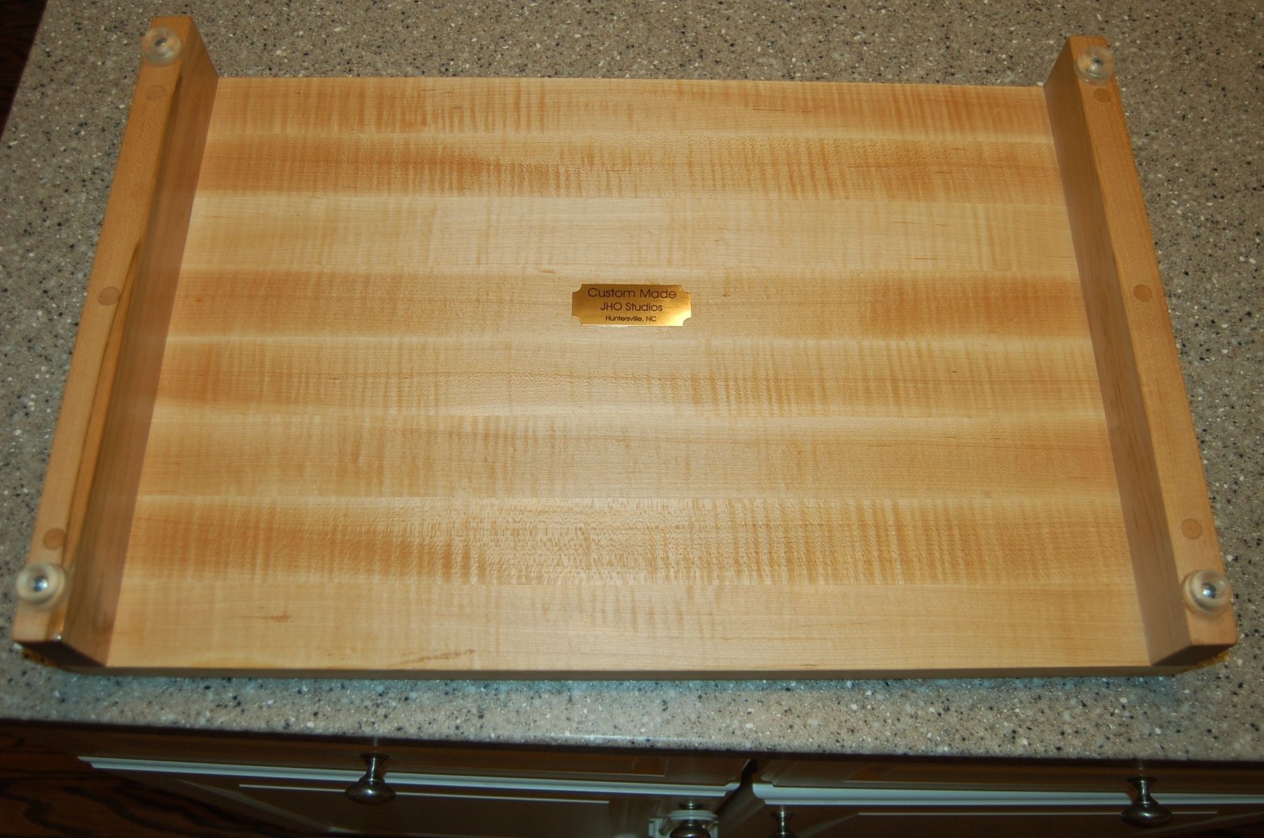 Hand Crafted Over Stove Top Cutting Board by JHO Studios LLC