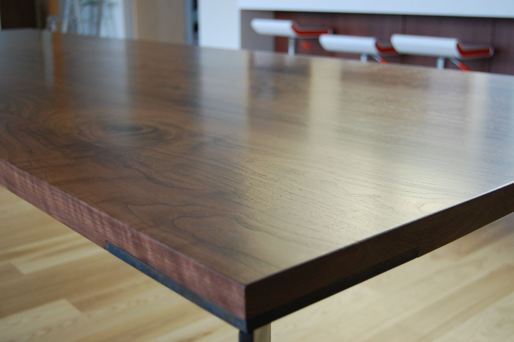 Hand Made Walnut Dining Table by B.Holland&Co