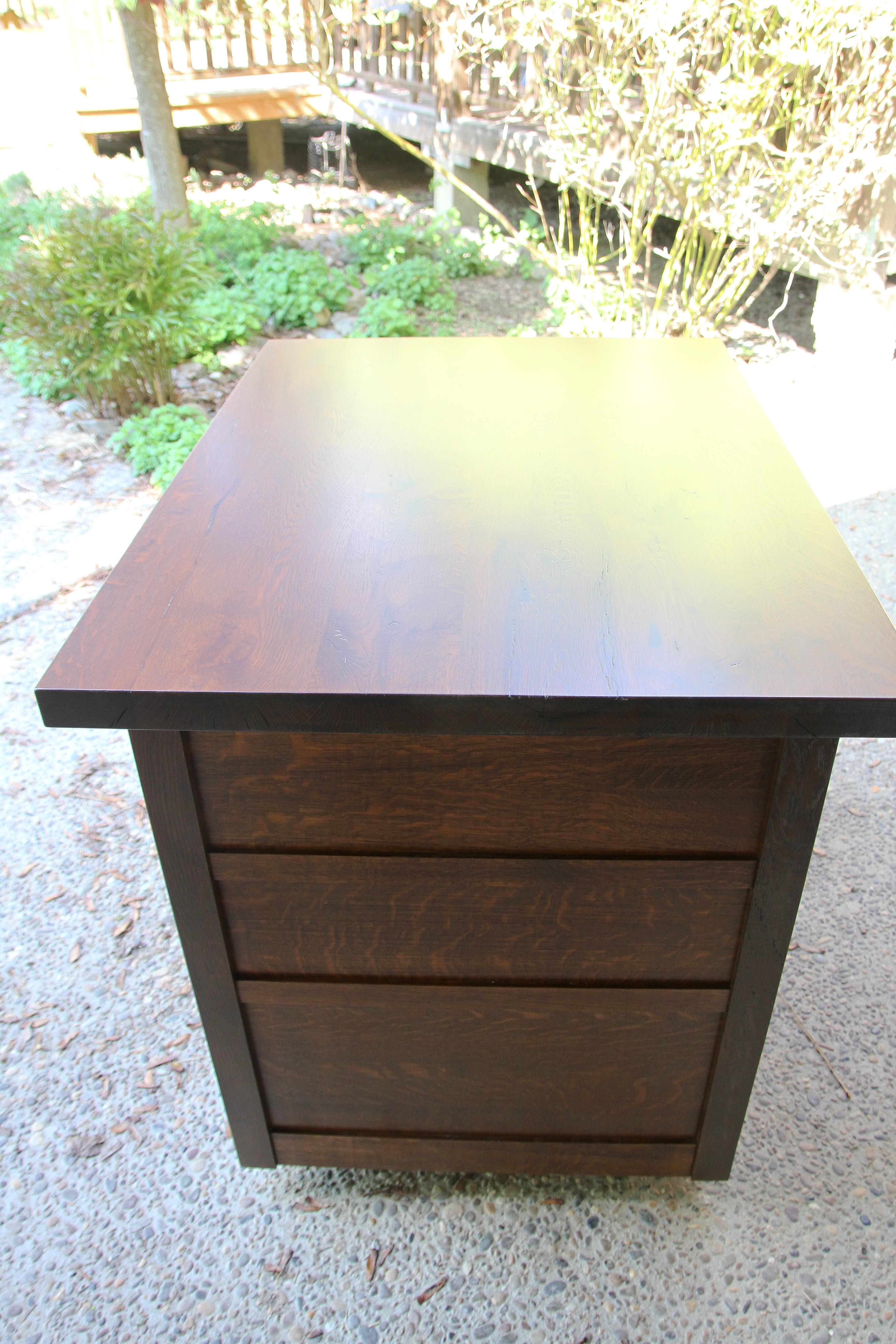 Hand Crafted Stickley Inspired Mobile Kitchen Island by MossBack