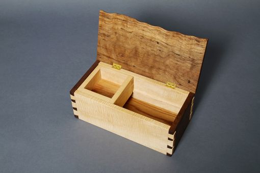 Custom Made Walnut And Maple Box