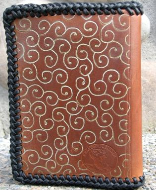 Custom Made Small Hand Tooled Leather Photo Album/Memory Book