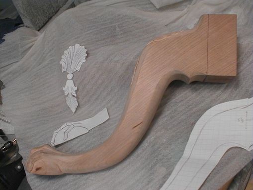 Custom Made Carved Furniture Elements