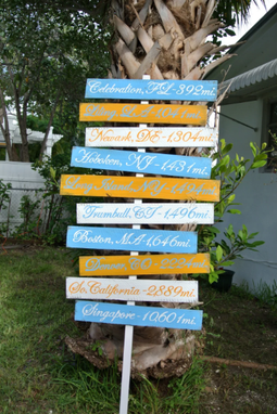 Custom Made Wood Arrow Location Sign, Unique Custom Family Gift, Rustic Beach House Decor