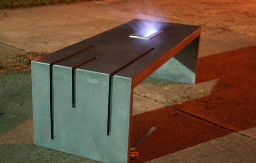 Custom Made Monolithic Concrete Fire Table