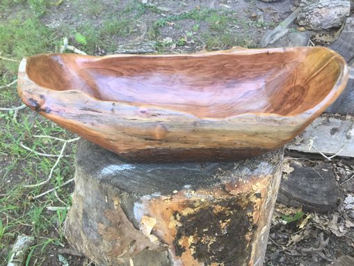 Custom Made Large Dogwood Bowl.