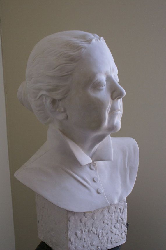 Buy Hand Crafted Sculpture Of Thinking Woman Portrait Bust, Life Size ...