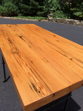 Custom Made Rustic Dining Or Bar Table