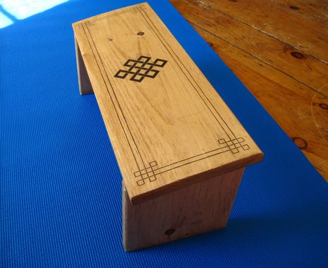 Custom Made Endless Knot Meditation Bench