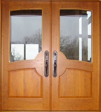 Custom Made Custom Cherry Entry Door