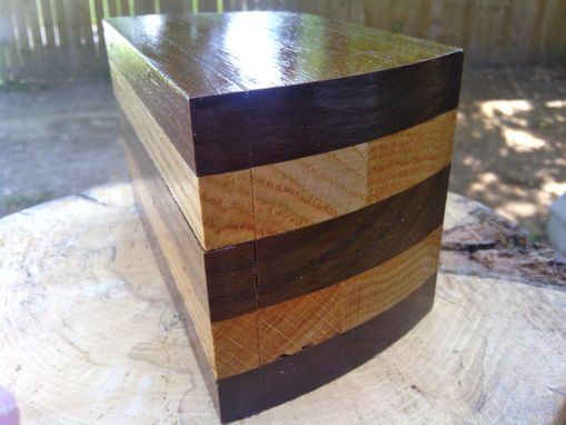 Custom Made Repurposed Bandsaw Box In Walnut And Oak