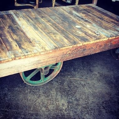 Custom Made Industrial Cart Tables